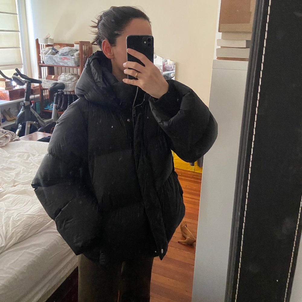 Banana republic puffer coat
